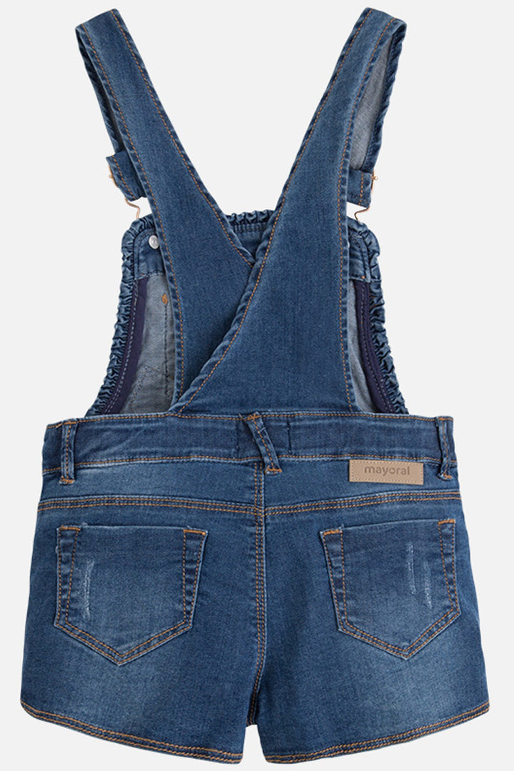 Mayoral - Denim Floral Dungaree Shorts - kkgivingtree - K&K's