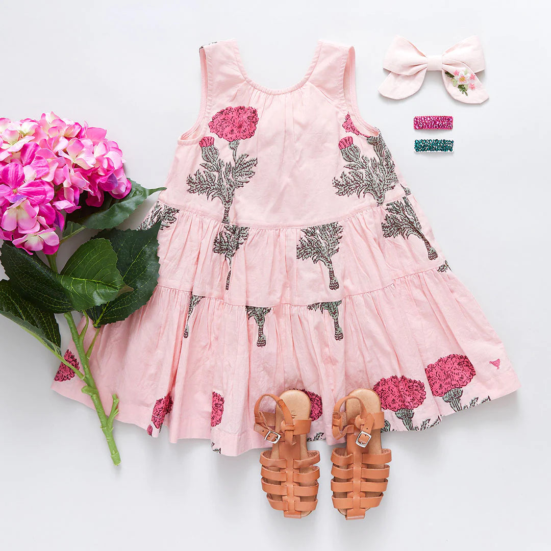 Blush Marigold Girls Eloise Dress
