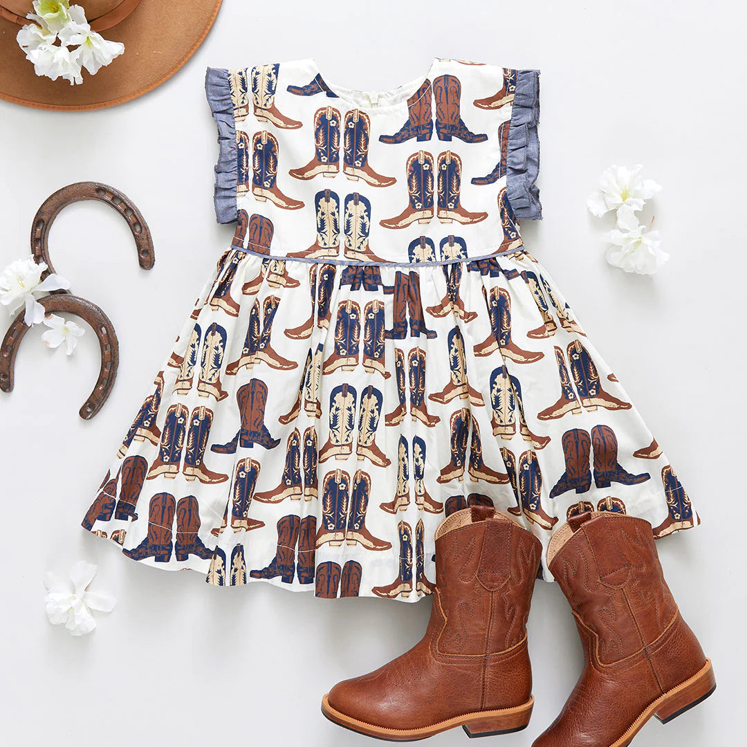 Cowboy Boots Girls Nell Dress