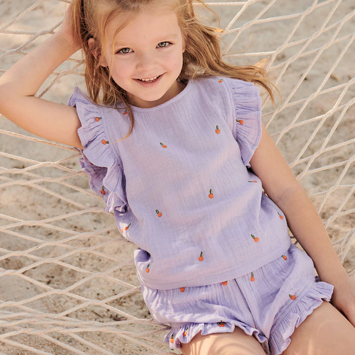 Lavender Oranges Baby & Girls Roey 2-Piece Set