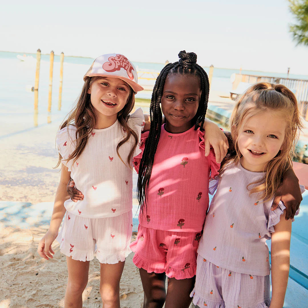 Lavender Oranges Baby & Girls Roey 2-Piece Set