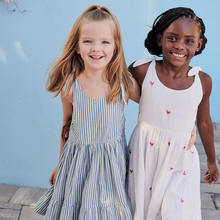 Pink Chickens Girls Taylor Dress