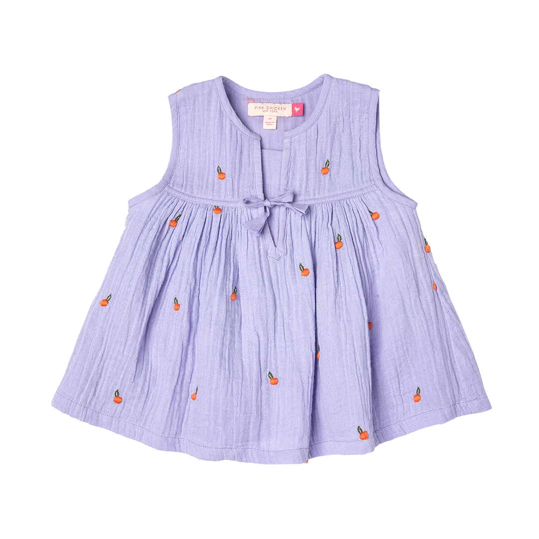 Lavender Oranges Girls Jade Top