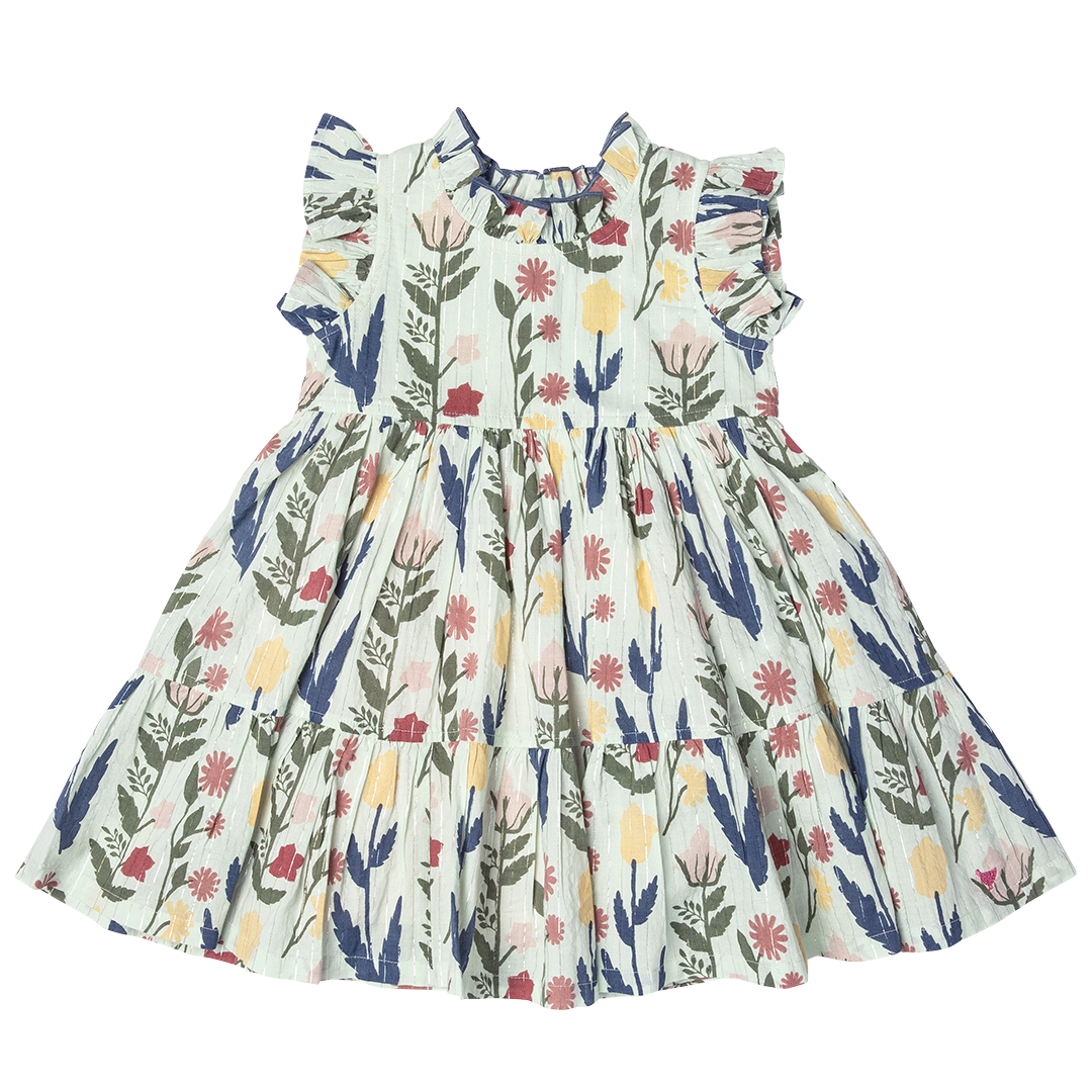 Paper Floral Girls Jennifer Dress