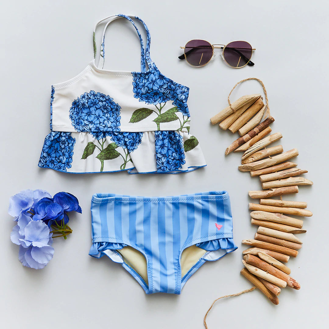 Blue Hydrangeas Joy Tankini
