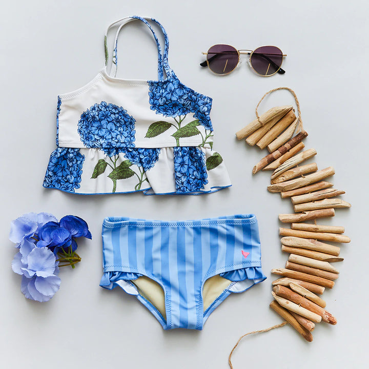 Blue Hydrangeas Joy Tankini