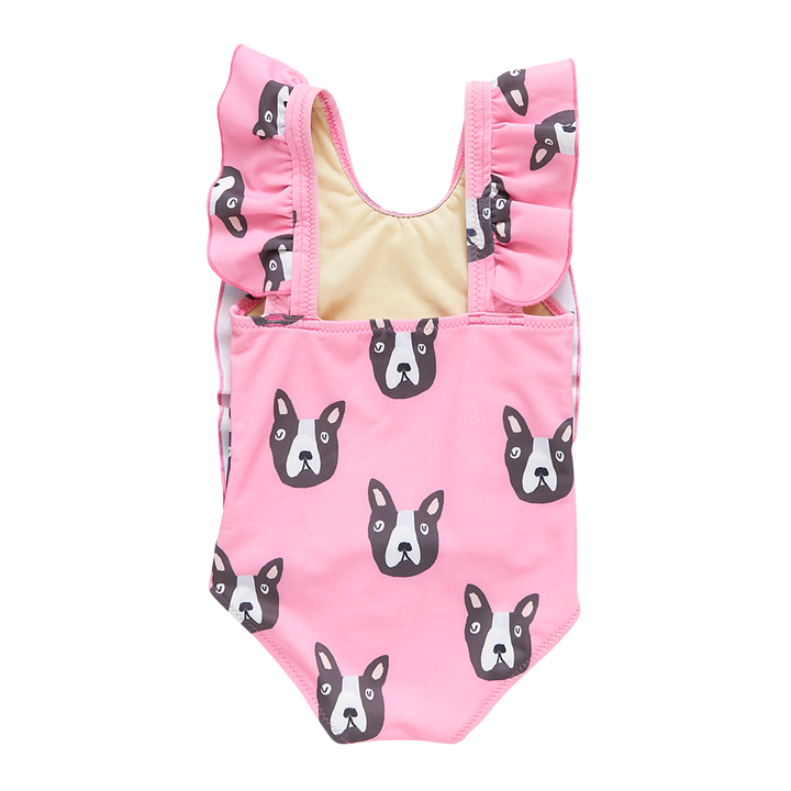 Baby & Girls Pink Boston Terrier Katniss Suit