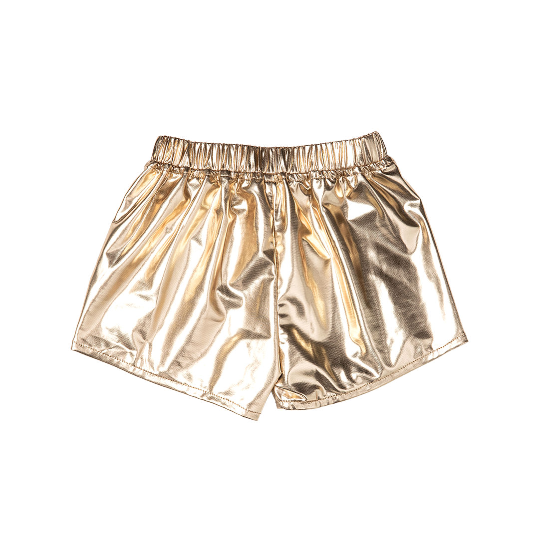 Gold Millie Metallic Short