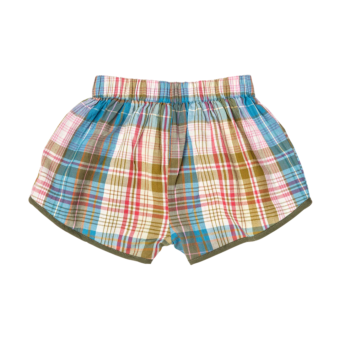 Hawaiian Madras Girls Millie Short