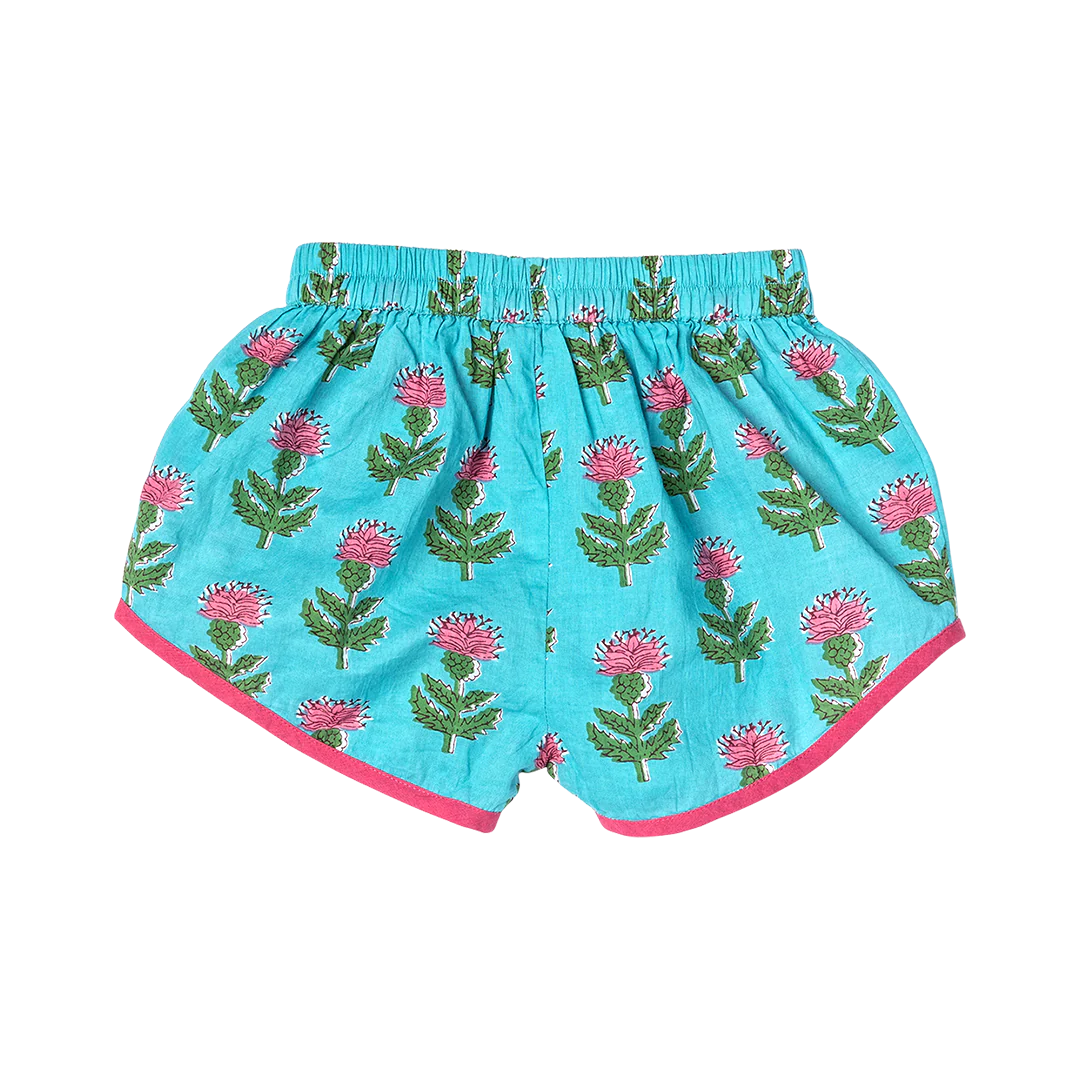 Blue Cornflower Girls Millie Short
