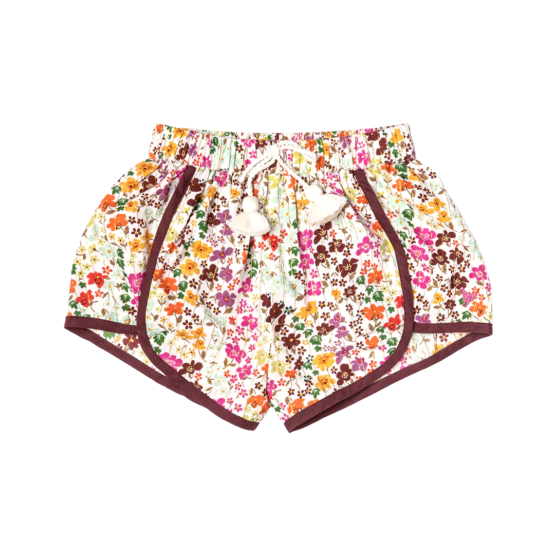 Multi Ditsy Floral Girls Millie Short