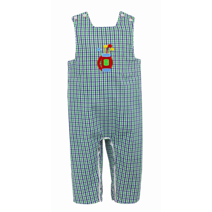 Christmas Tree vs Golf Plaid Reversible Long John John