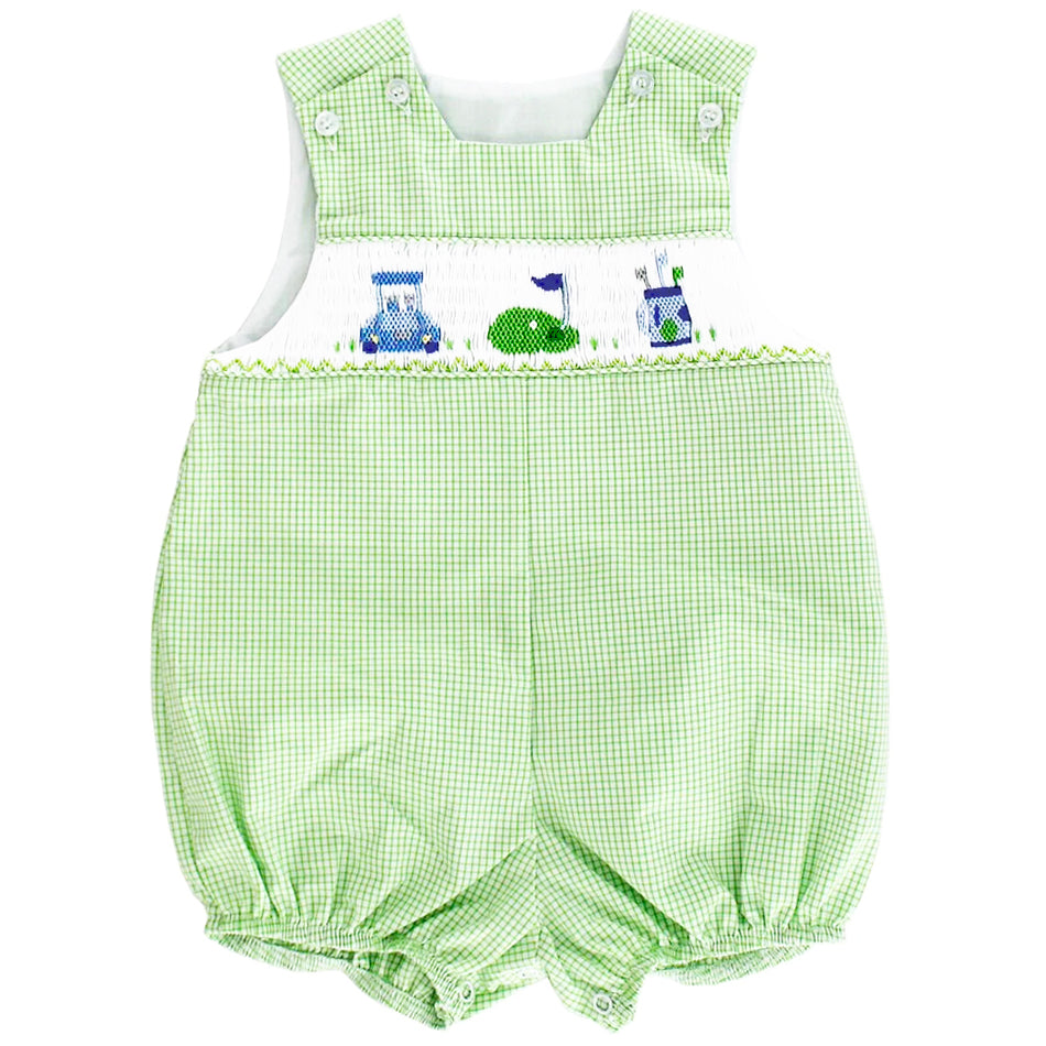 Smocked Golf Short Infant Bubble