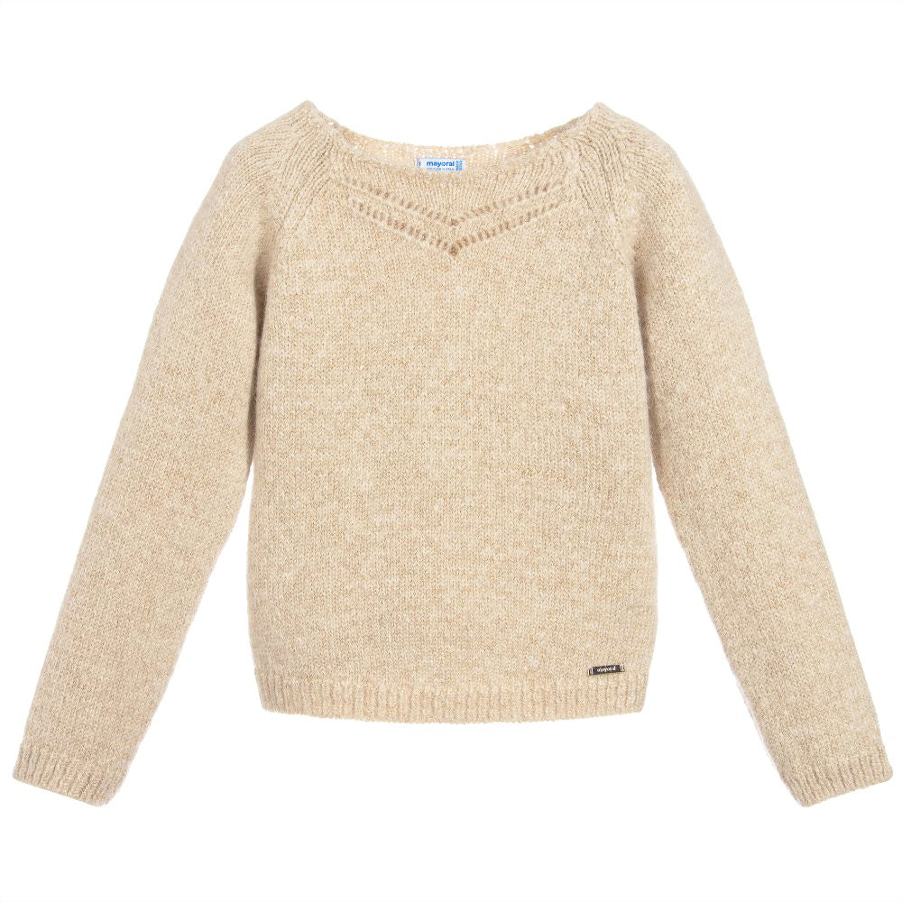 Gold Fleck Knitted Sweater