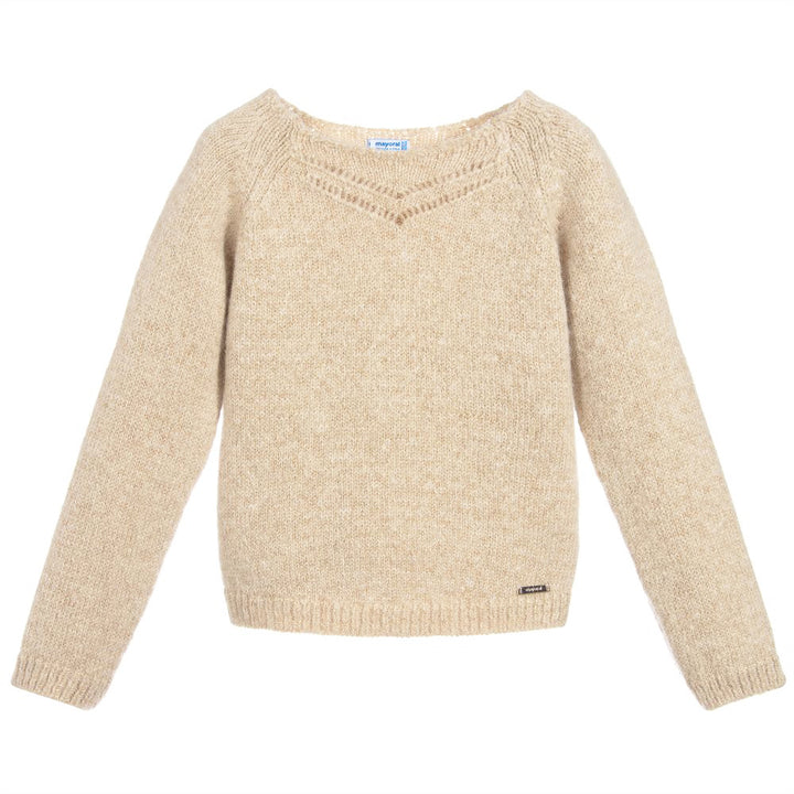 Gold Fleck Knitted Sweater