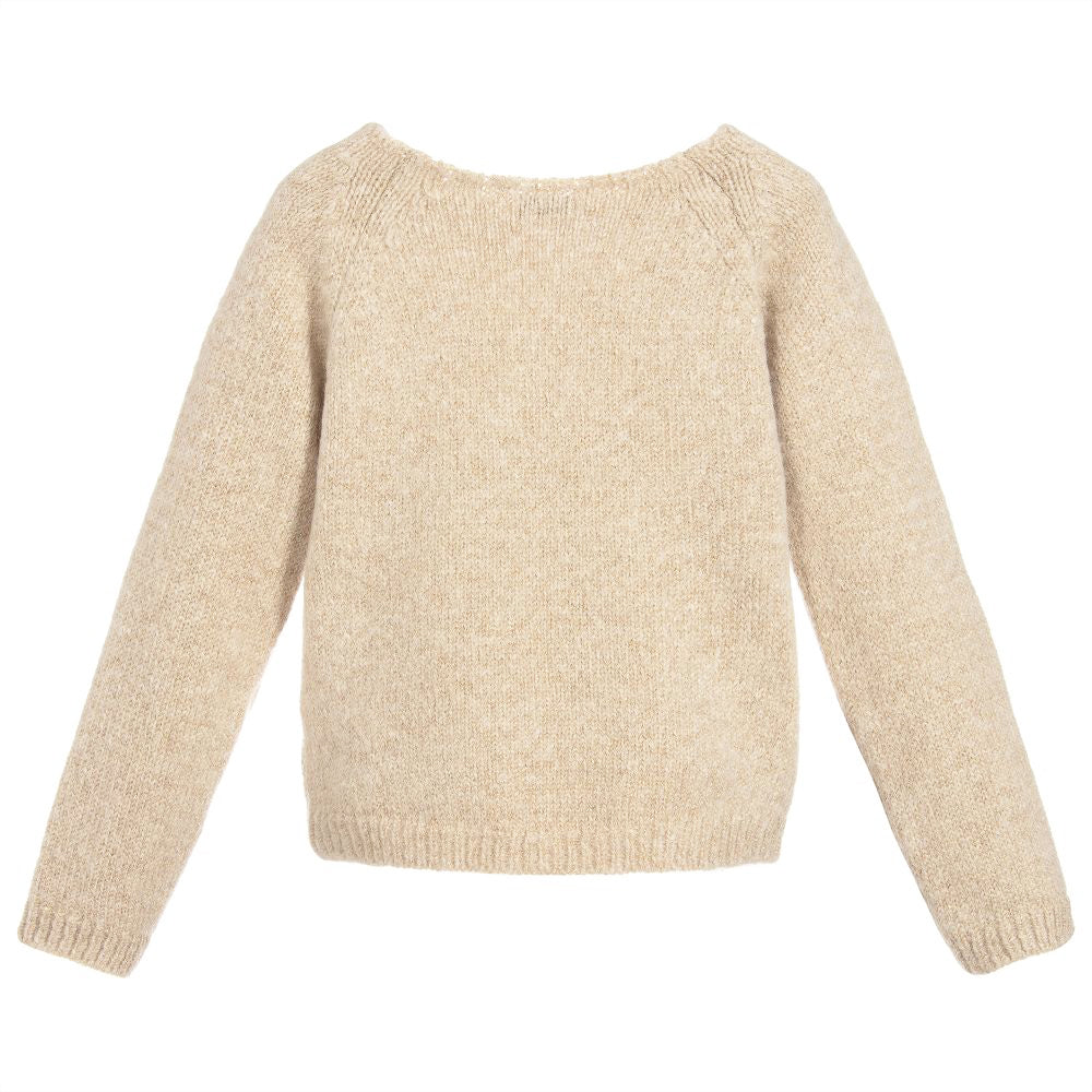 Gold Fleck Knitted Sweater