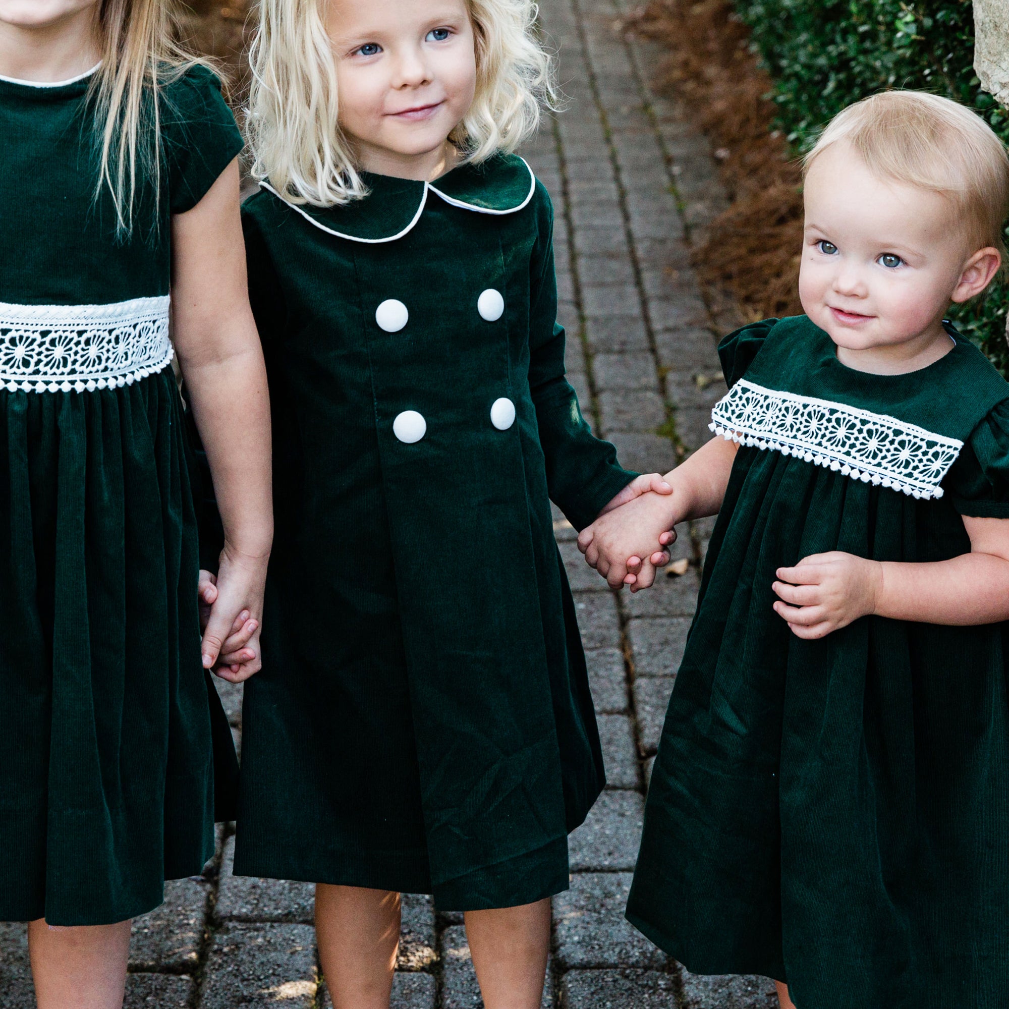 Cambridge Corduroy Button Brooke Dress