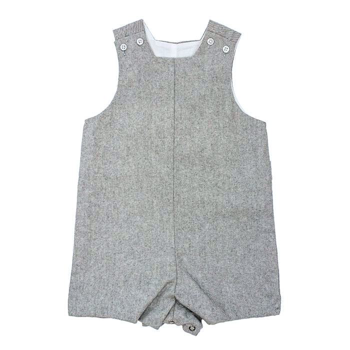 Grey Flannel John John with Tabs