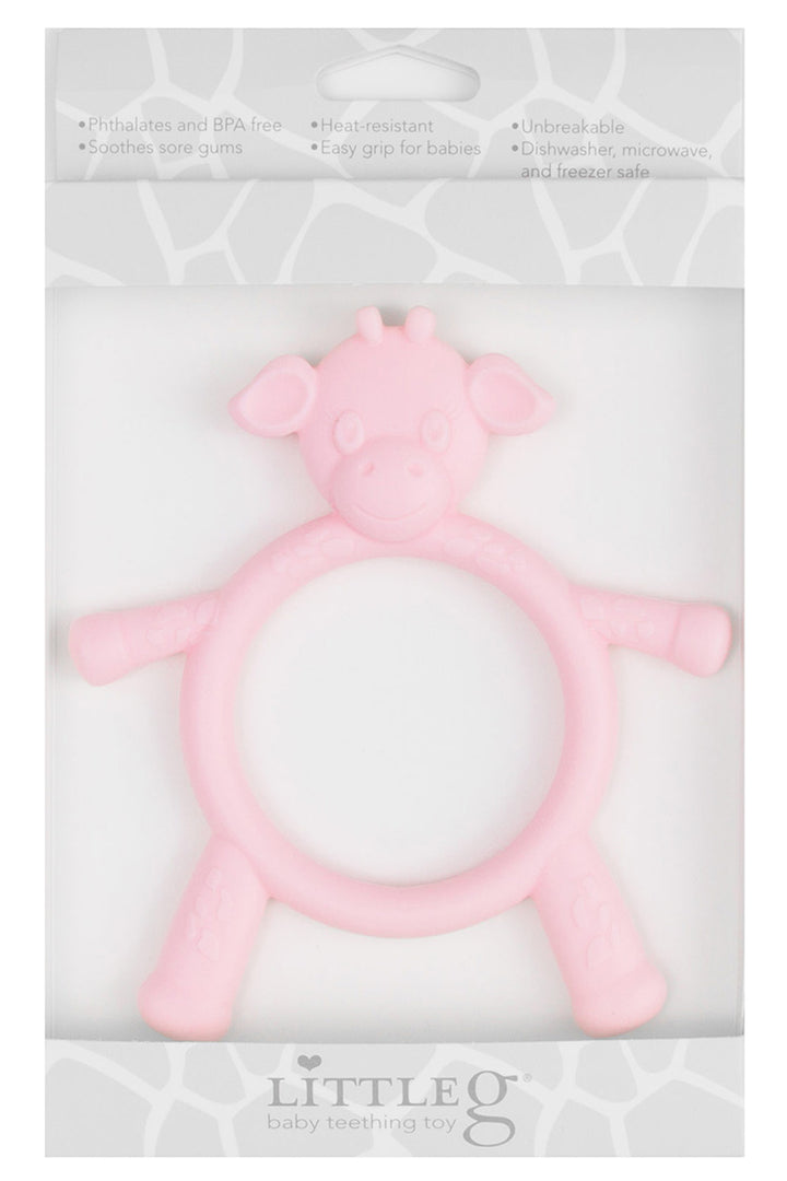 Pink Little G™ Teething Toy - Little Giraffe -  kkgivingtree