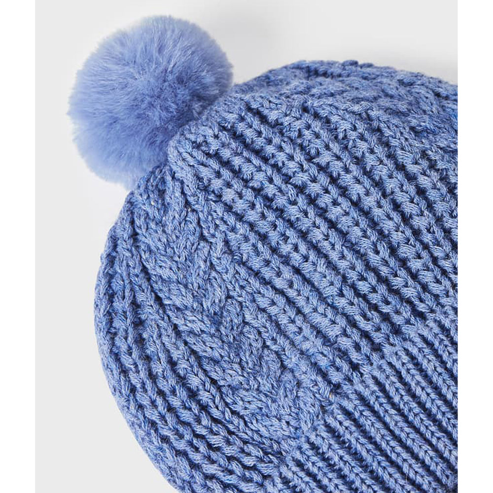 Winter Blue Ecofriends Hat & Mittens Set
