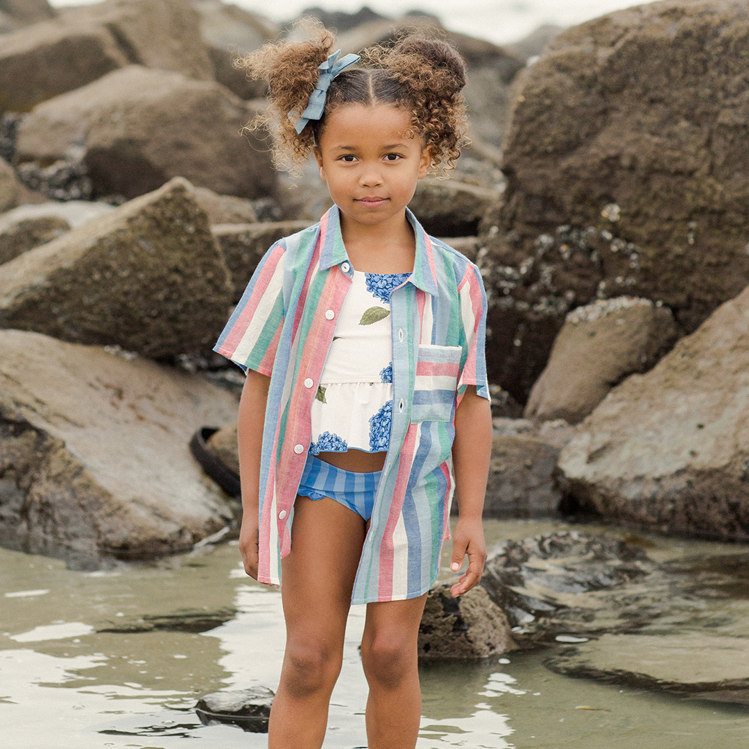 Blue Hydrangeas Joy Tankini