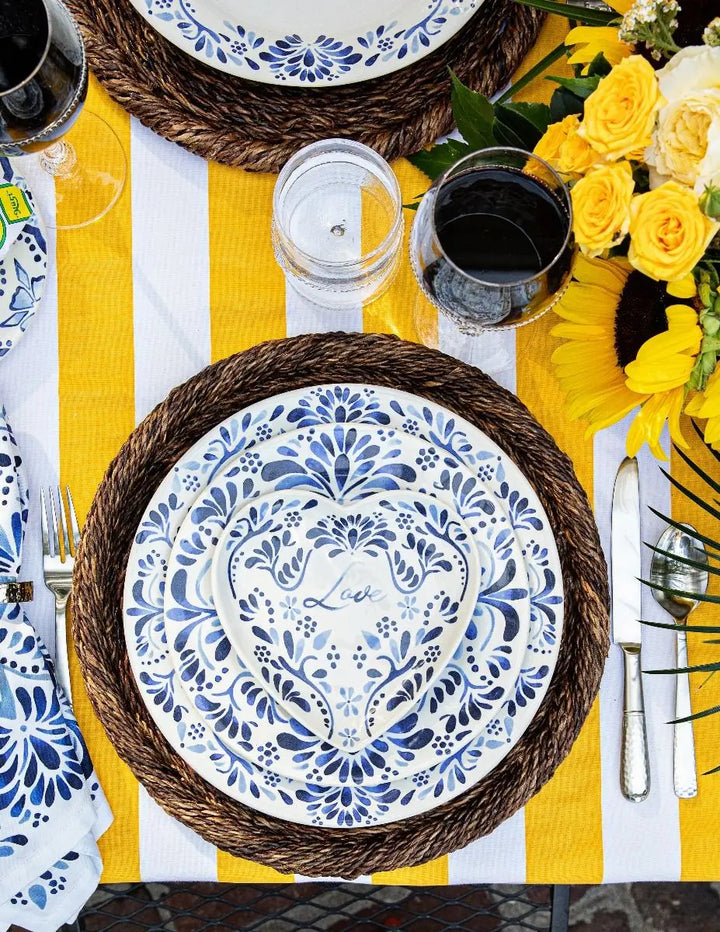 Iberian Indigo "Gratitude" Tray