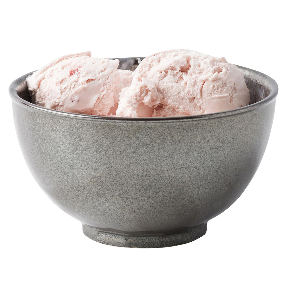 Pewter Stoneware Cereal/Ice Cream Bowl