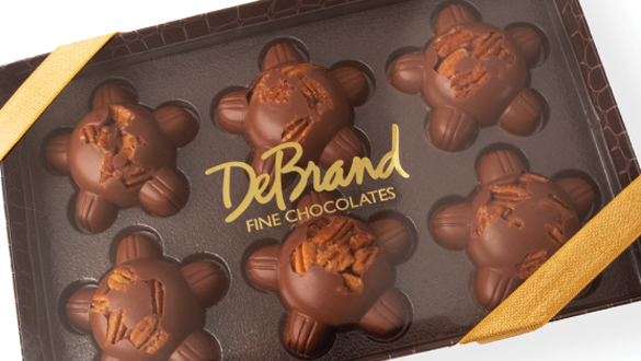 6 pc. Milk Chocolate Caramel Pecan Patties