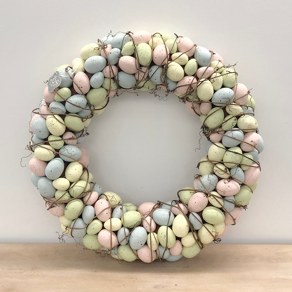 Easter Egg Wreath 22"