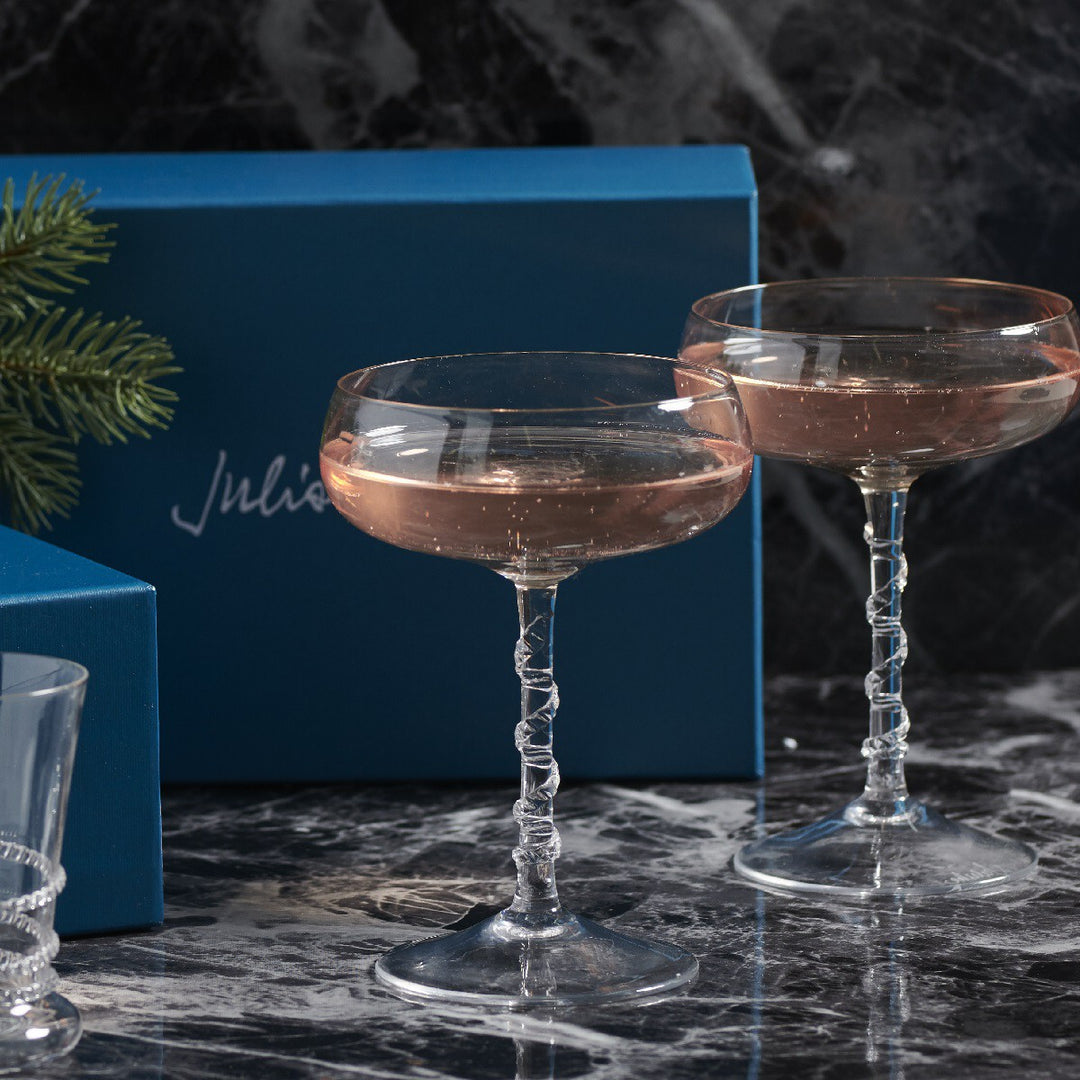 Amalia Champagne Coupe Set