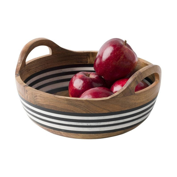 Stonewood Stripe Round Serving Bowl