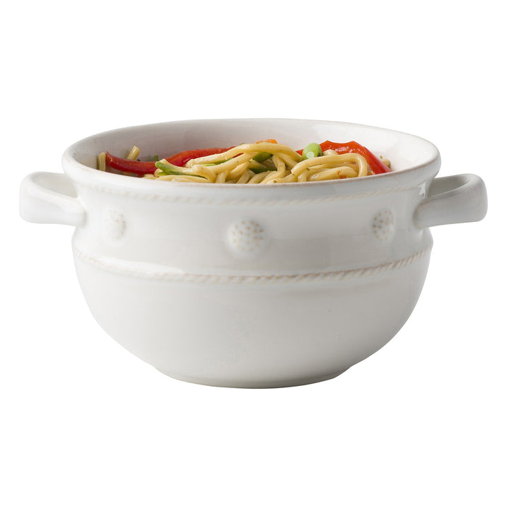 Berry & Thread Whitewash 2 Handled Soup/Chili Bowl
