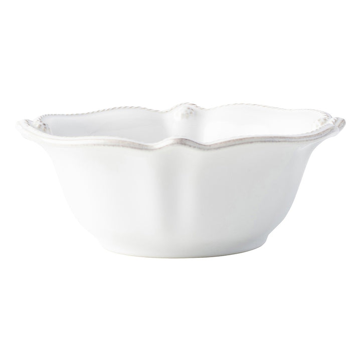 Berry & Thread Flared Cereal/Ice Cream Bowl - Whitewash