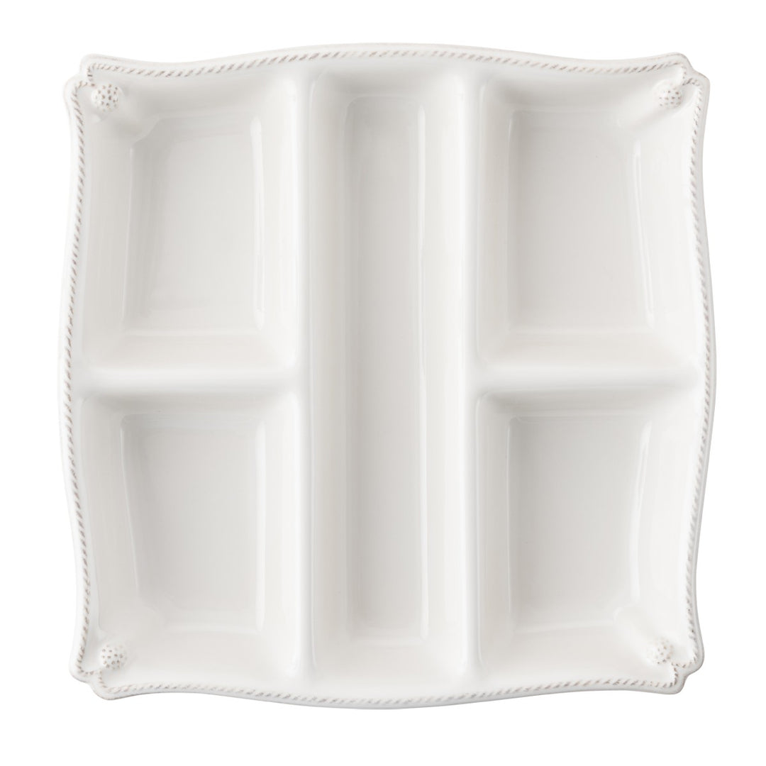 Berry & Thread Appetizer Platter - Whitewash