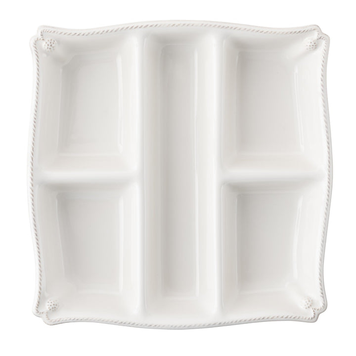 Berry & Thread Appetizer Platter - Whitewash