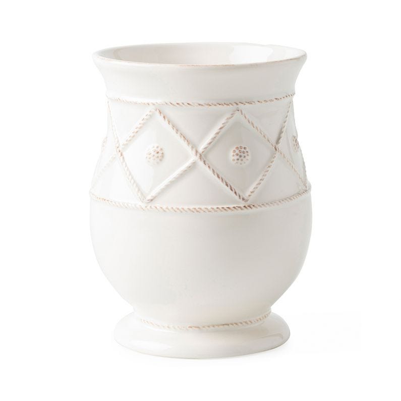 Berry & Thread Whitewash Utensil Crock 