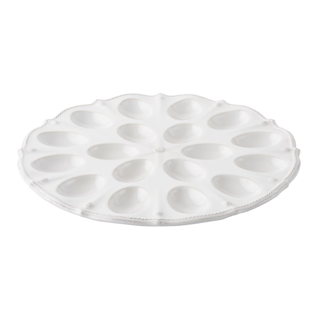 Berry & Thread 13" Deviled Egg Platter - Whitewash