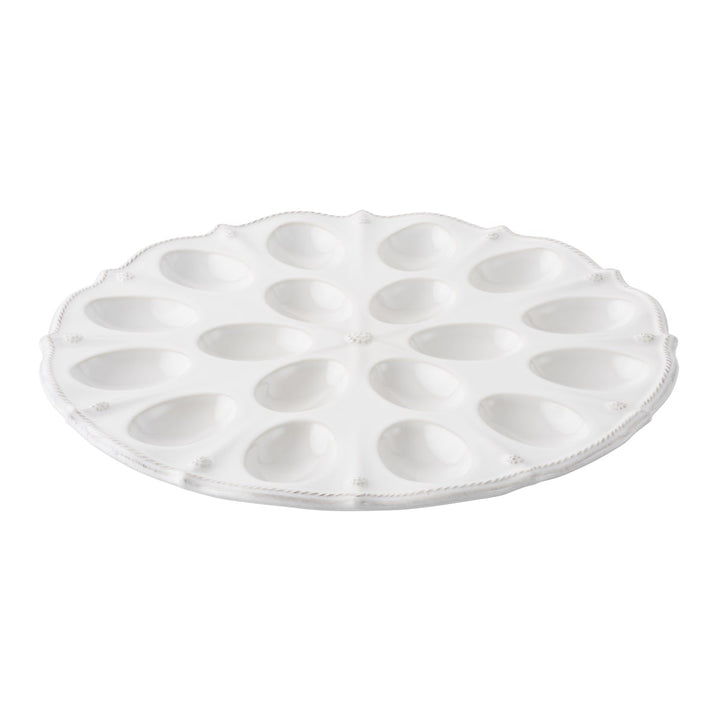Berry & Thread 13" Deviled Egg Platter - Whitewash