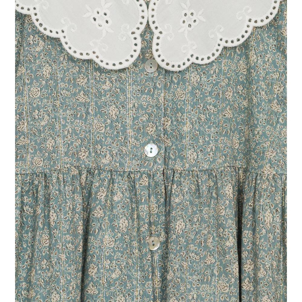 Jade Green Floral Dress