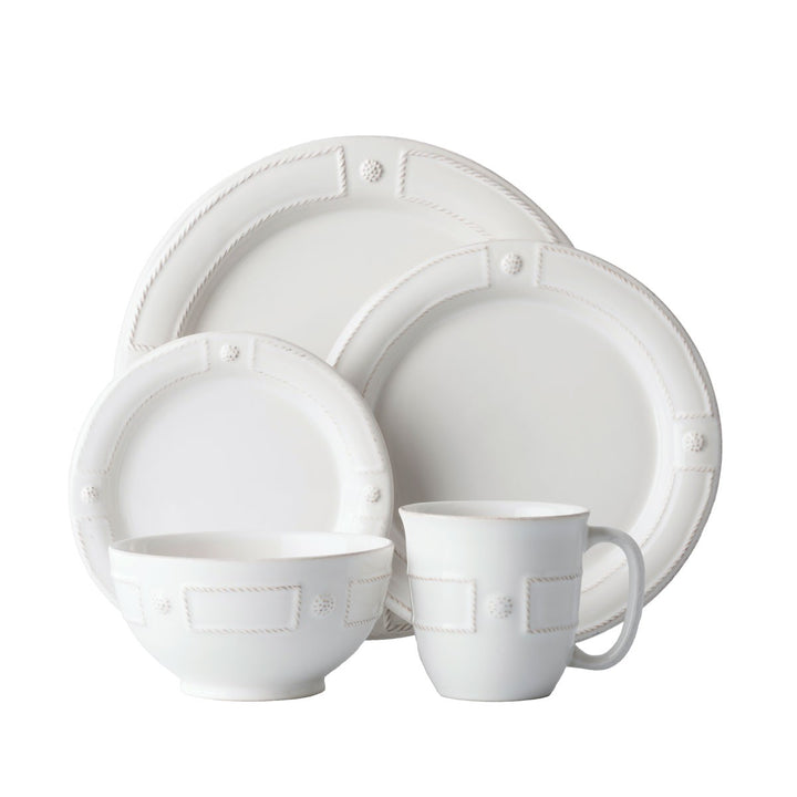 Berry & Thread French Panel 5pc Place Setting - Whitewash