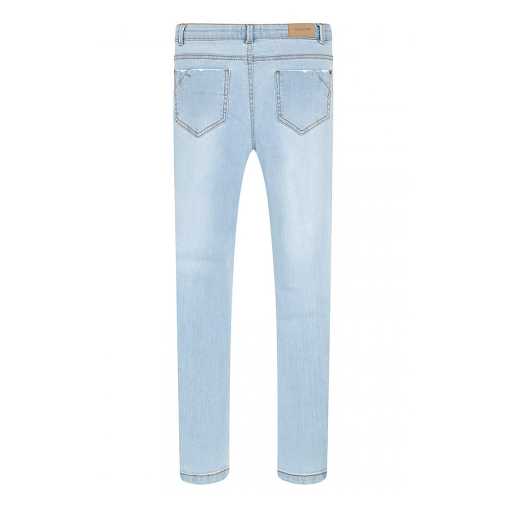 Floral Distressed Jean