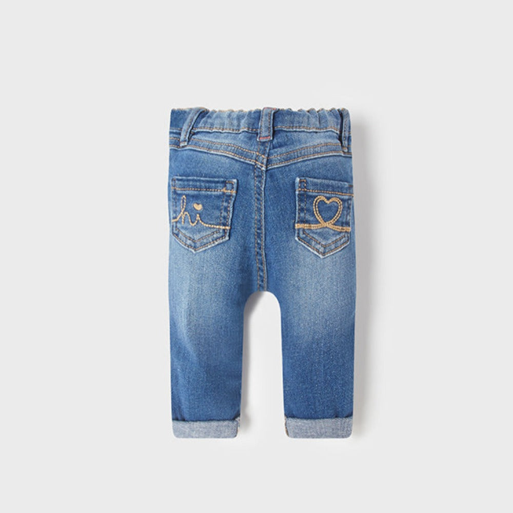 Newborn Denim Jegging Pants