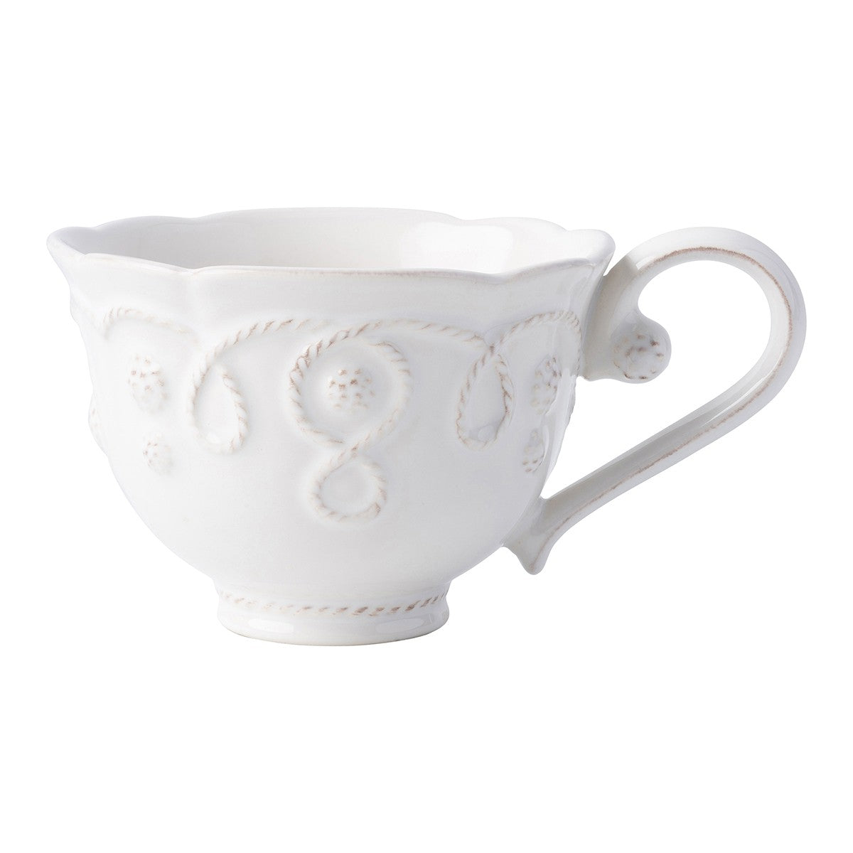 Jardins du Monde Whitewash Tea Cup