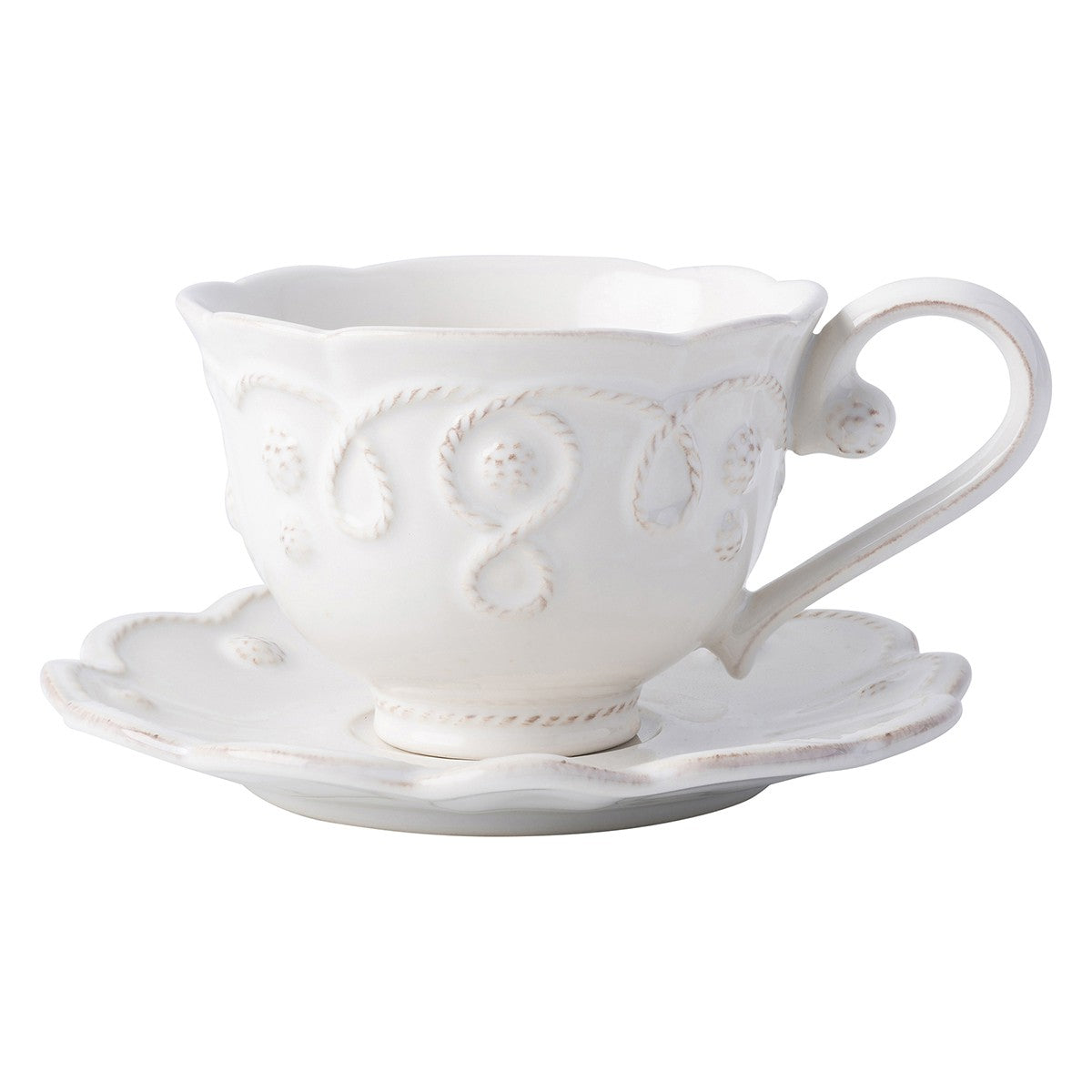 Jardins du Monde Whitewash Tea Cup