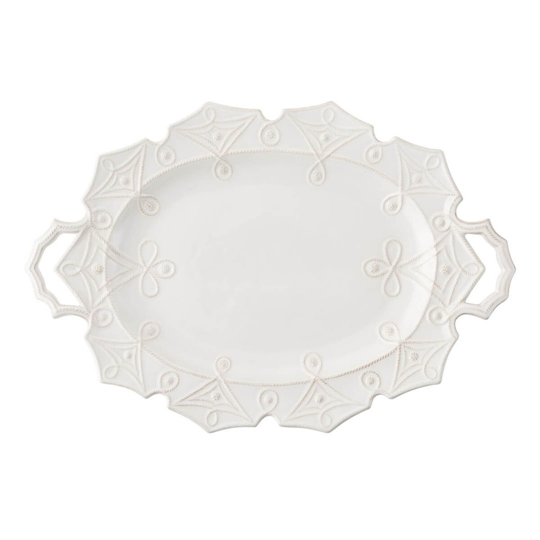 Jardins du Monde Turkey Platter - Whitewash