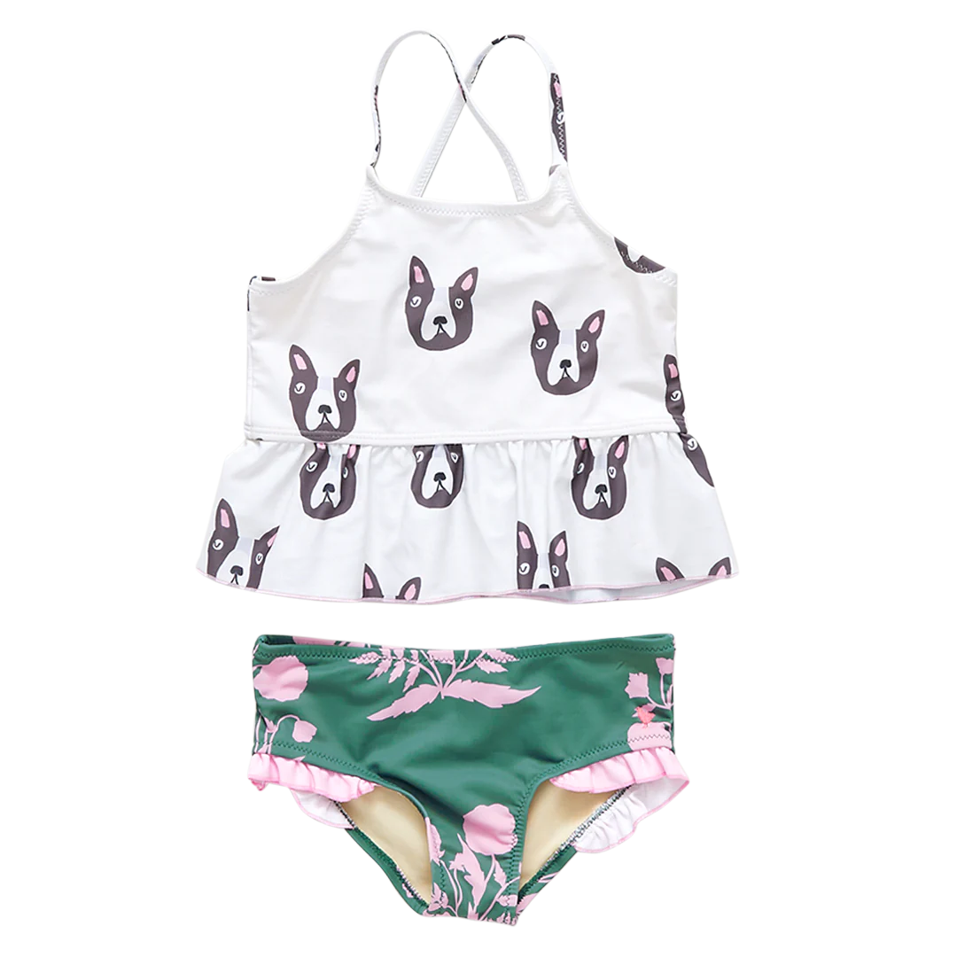Boston Terrier Girls Joy Tankini