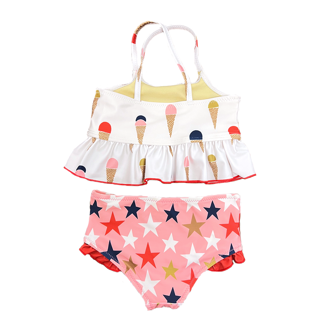 Girls Ice Cream Joy Tankini