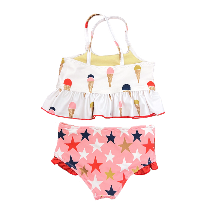 Girls Ice Cream Joy Tankini