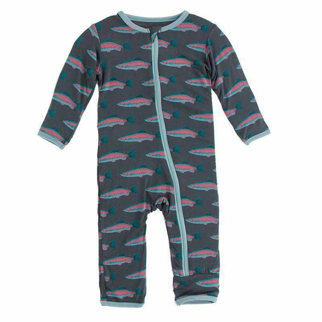 Stone Rainbow Trout Coverall With Zipper