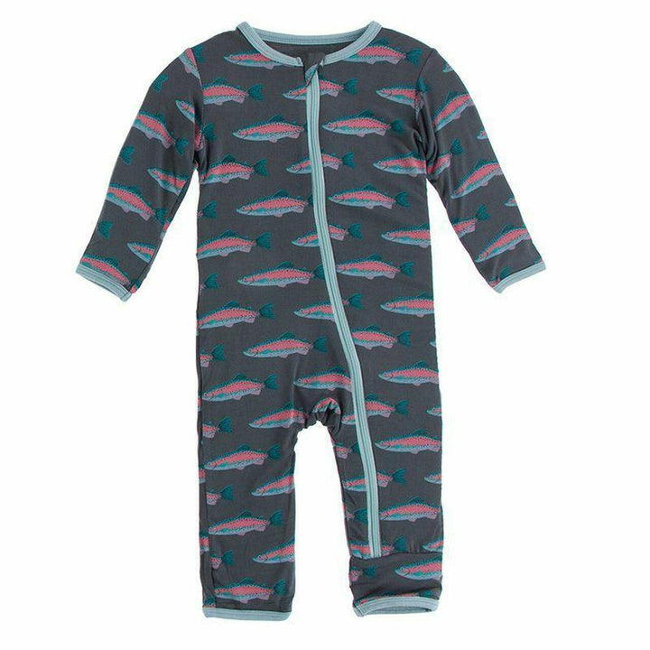 Stone Rainbow Trout Coverall With Zipper